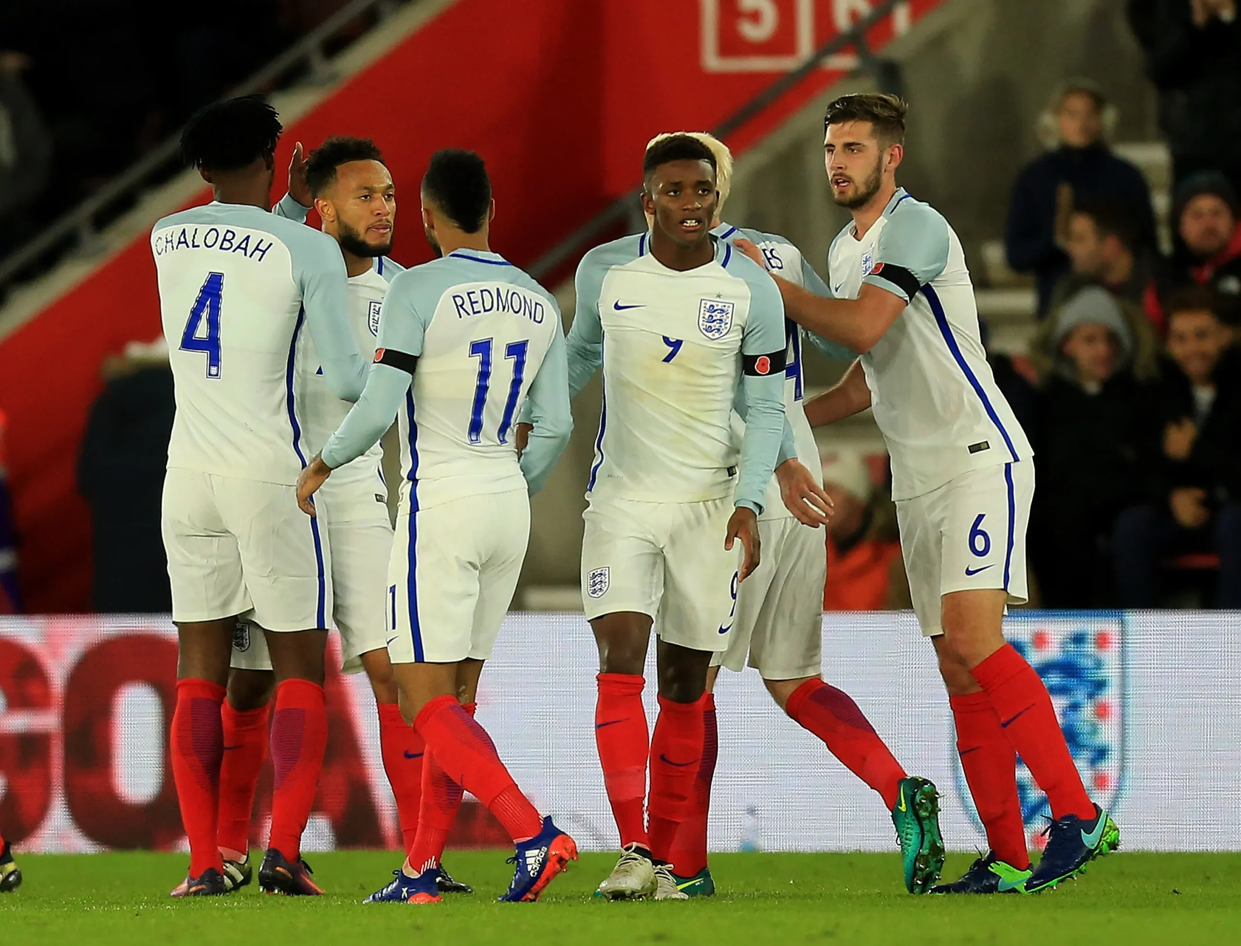 England u-20 Lewis Baker celebration