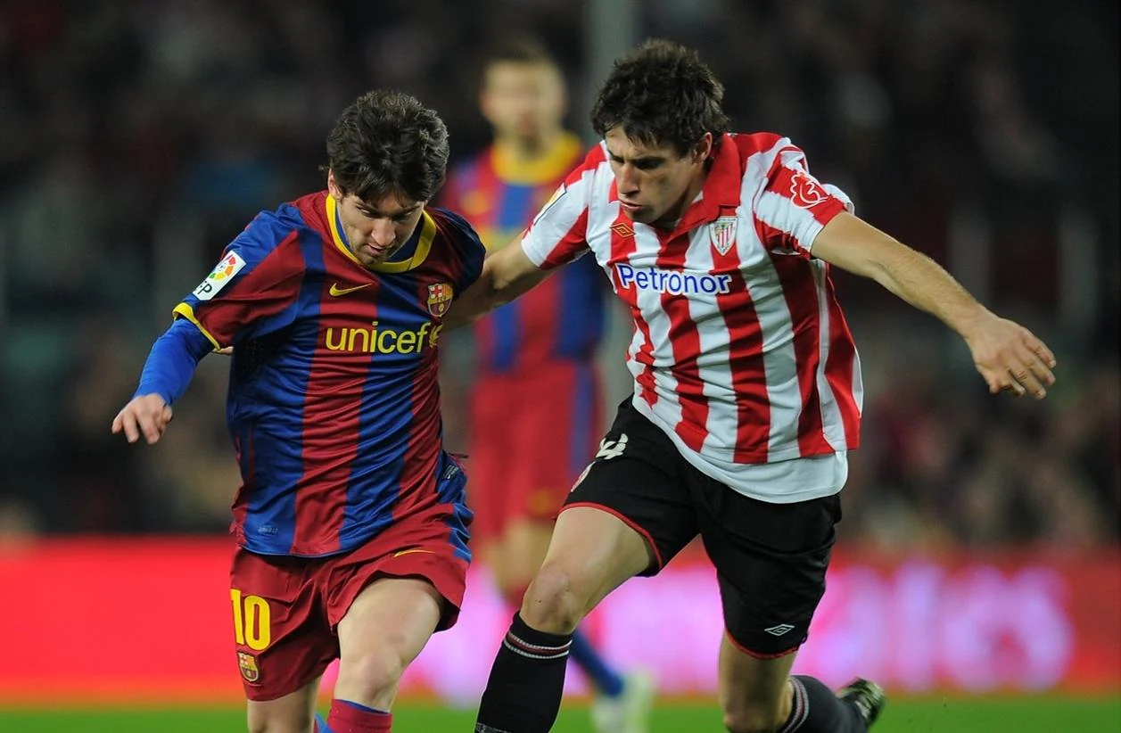 Javi Martinez Athletic Bilbao Lionel Messi Barcelona