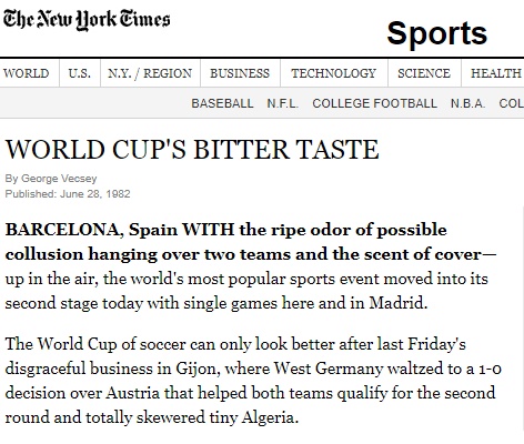 New York Times Algeria 1982