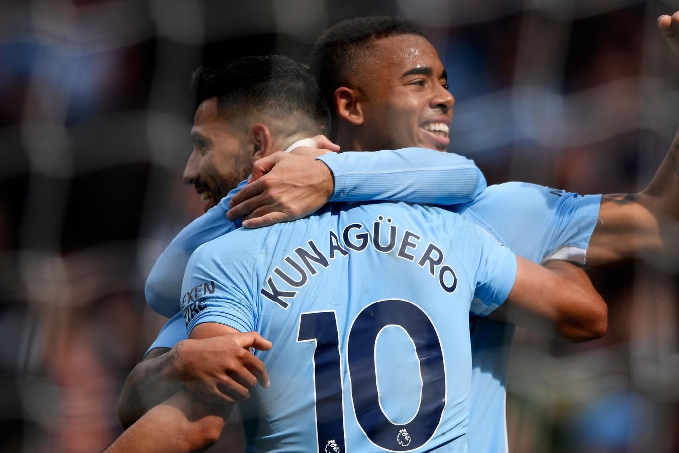 Sergio Aguero Gabriel Jesus Manchester City