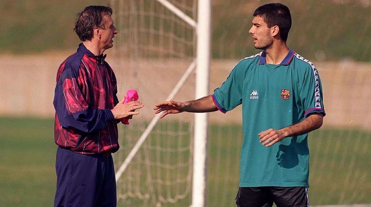 Johan Cryuff Pep Guardiola Barcelona