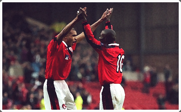 Pierre van Hooijdonk Kevin Campbell Nottingham Forest