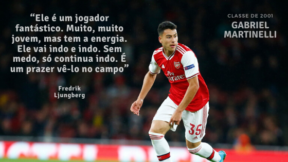 Gabriel Martinelli Arsenal Fredrik Ljungberg