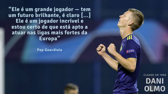 Dani Olmo Pep Guardiola Dinamo Zagreb Manchester City