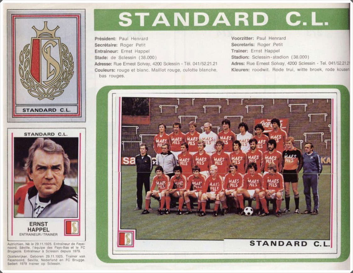 Album Standard Liège Ernst Happel