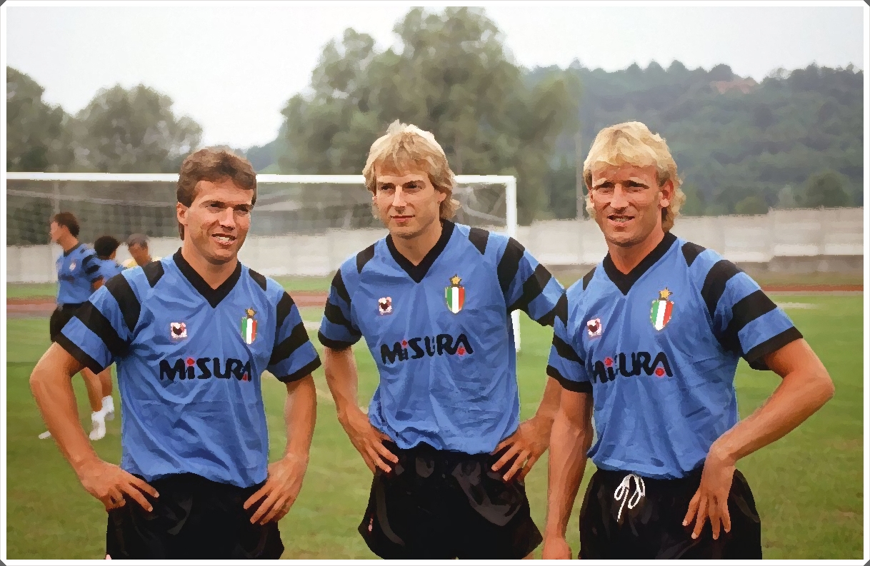 Matthaus Klinsmann Brehme Internazionale