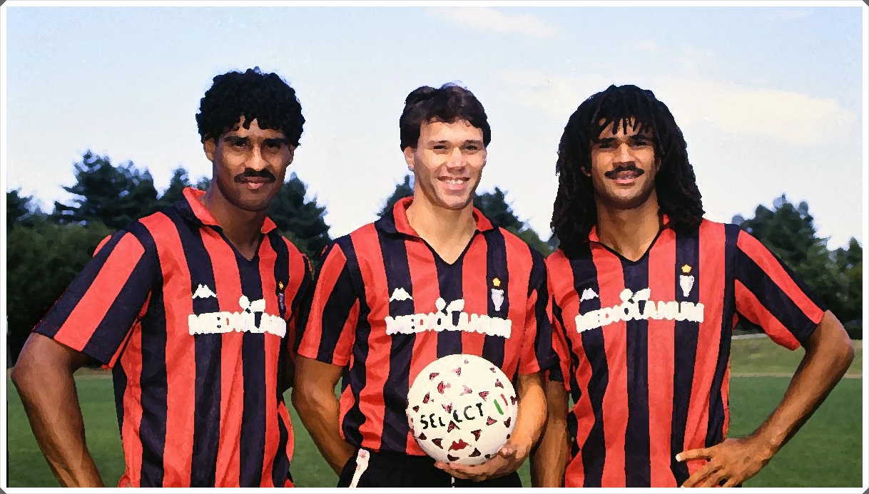 Rijkaard Van Basten Gullit Milan
