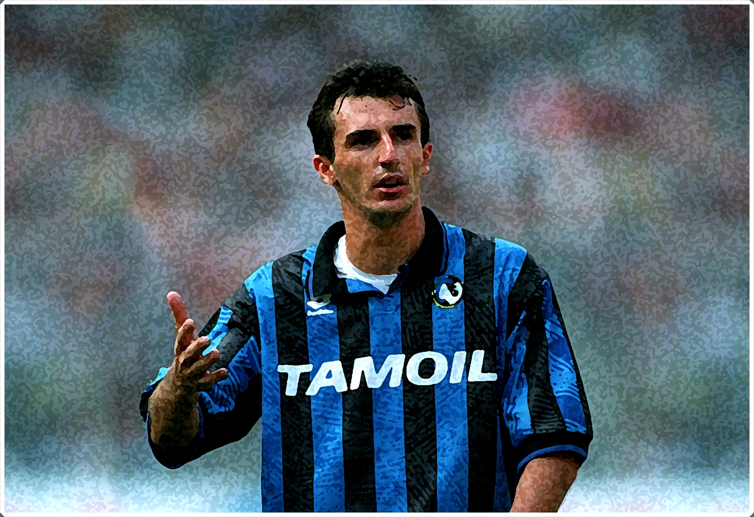 Roberto Rambaudi PLAYING FOR Atalanta in 1992