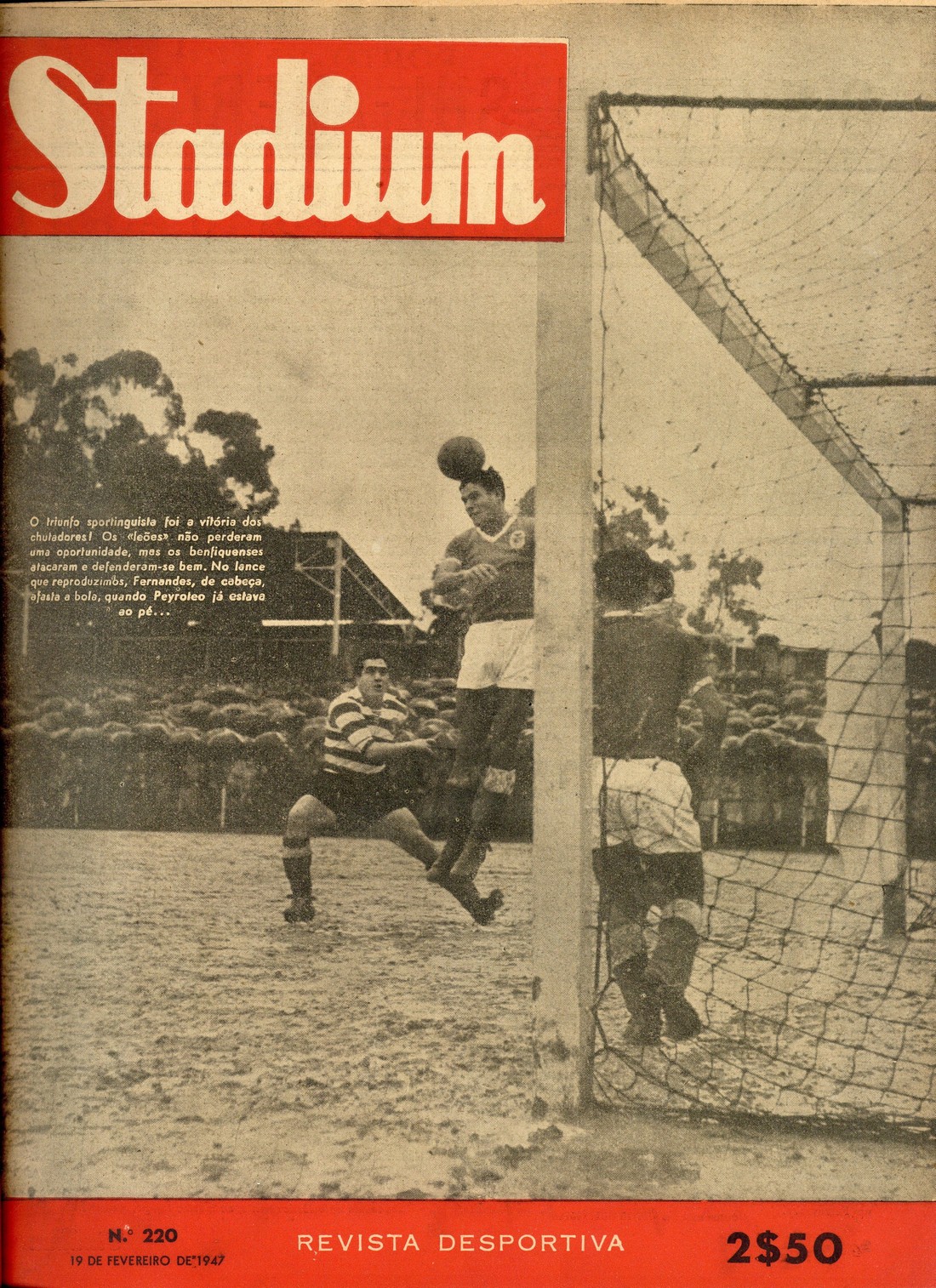 Revista Stadium Sporting 6-1 Benfica