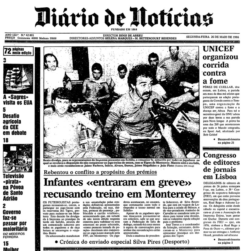 Diário de Notícias Greve Portugal Saltillo