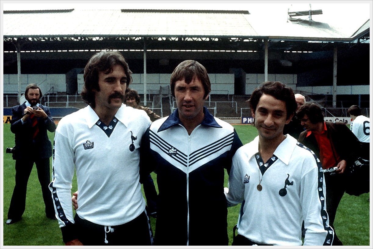 Ricky Villa Keith Burkinshaw Ossie Ardiles