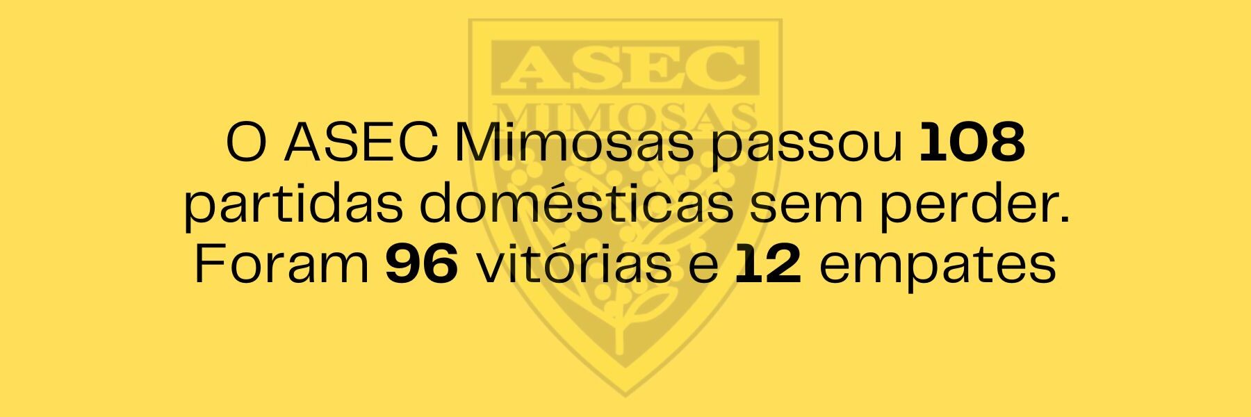 asec mimosas 108 games record
