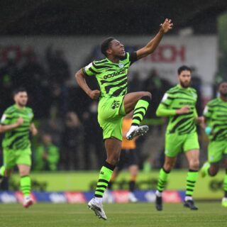 Forest Green Rovers Celebrates