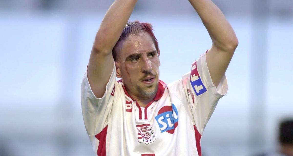 Franck Ribery playing for Brest