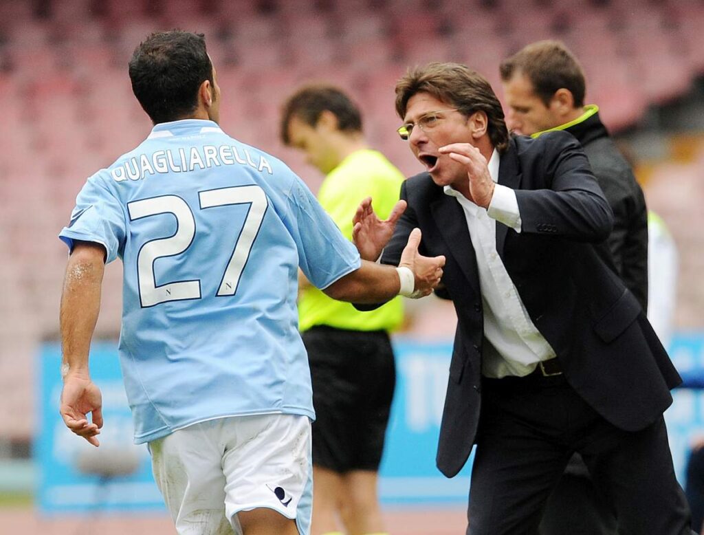 Quagliarella Mazzarri Napoli